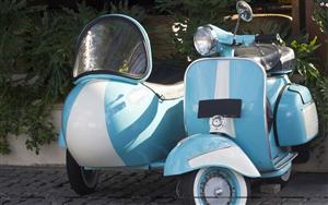 Lambretta - Italian Scooter with Sidecar